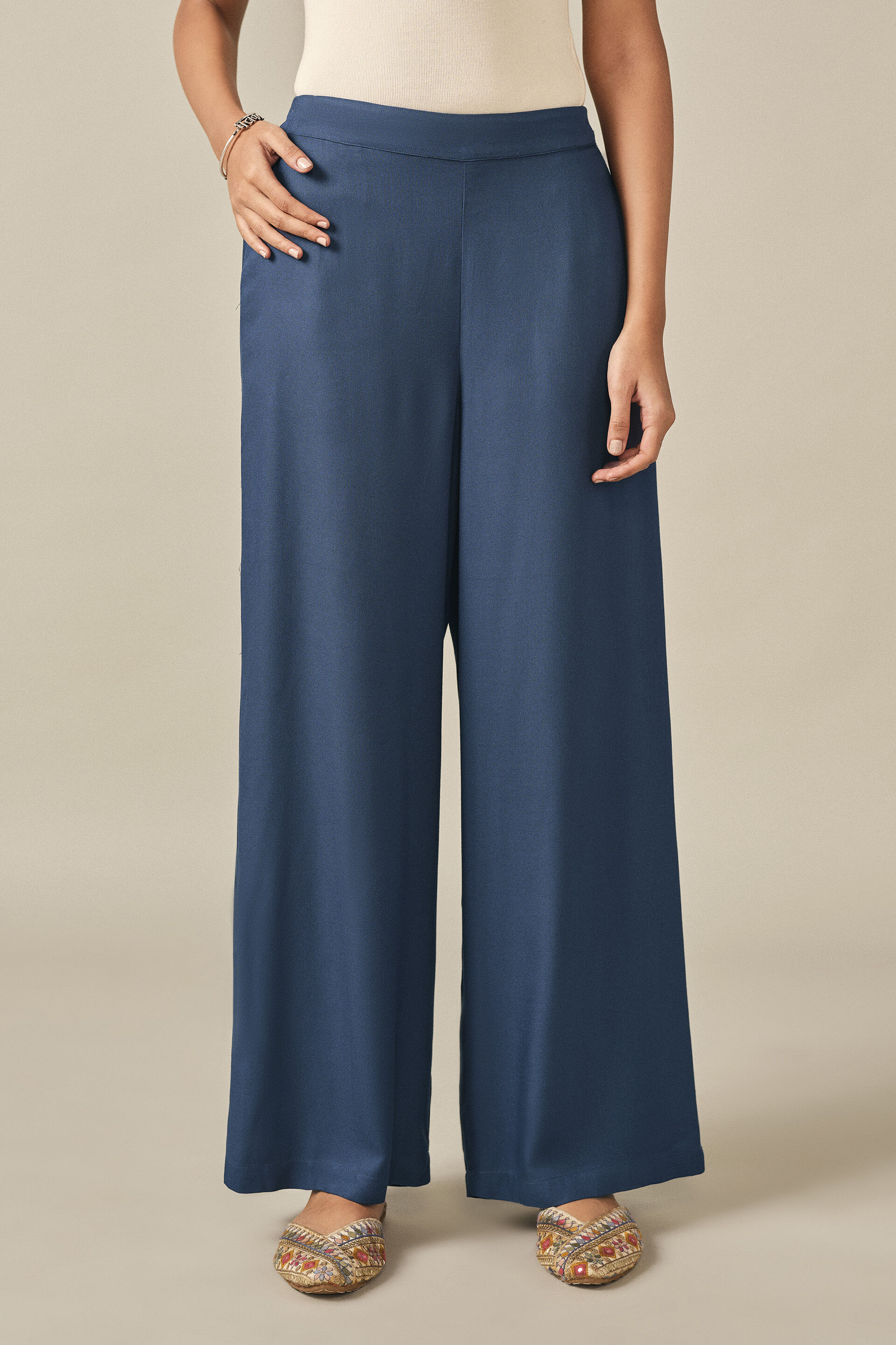 Flowy Pants in Indigo